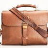 Brown leather bag Strides